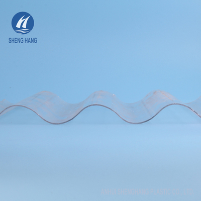 La serre chaude ridée de polycarbonate lambrisse le plastique UV de protection