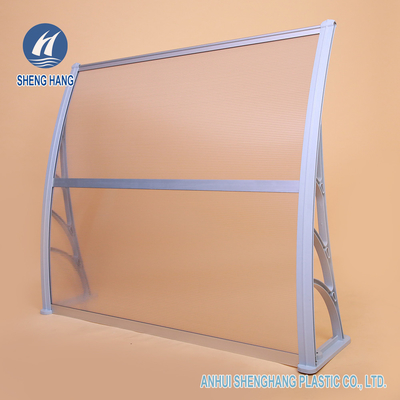 Tente imperméable de carbonate d'installation d'auvent en plastique facile de porte poly
