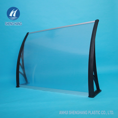 corrosion de polycarbonate de 1500*1000mm anti d'auvents extérieurs de porte