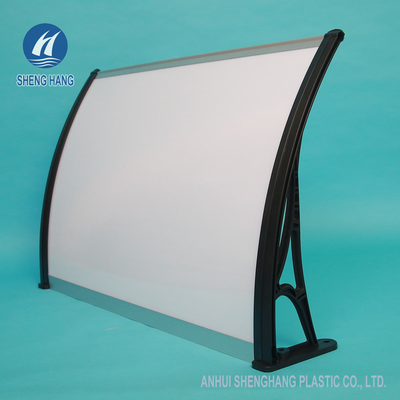 Tente extérieure de fenêtre de porte de polycarbonate de l'auvent 600*1000mm de style européen