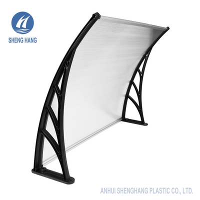 Sunshield a courbé le revêtement UV en plastique de la tente 5mm de polycarbonate