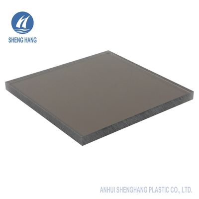 Feuille solide en plastique en bronze de polycarbonate pour la protection UV de toit d'auvent