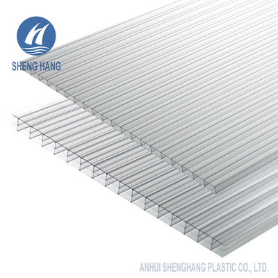 Résistance UV jumelle de feuille de mur de polycarbonate clair