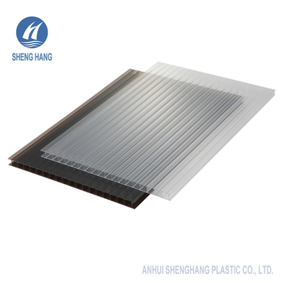 Épaisseur jumelle en plastique de la feuille 6mm de polycarbonate de mur