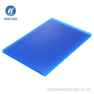 Épaisseur jumelle en plastique de la feuille 6mm de polycarbonate de mur