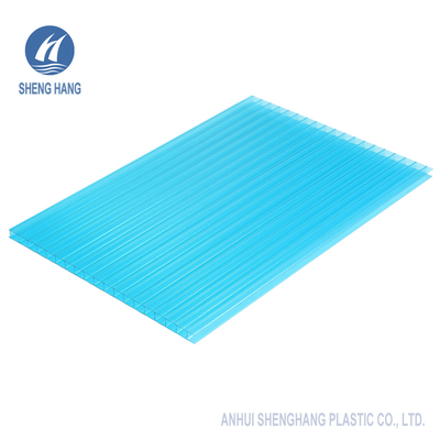 Feuille bleue de cavité de PC de polycarbonate pour le matériau de construction 6mm 8mm 10mm