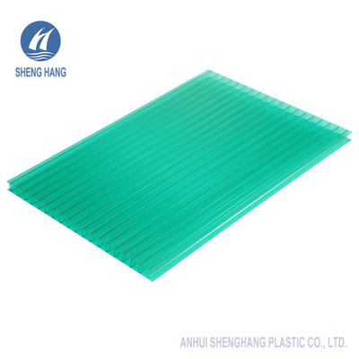 Épaisseur jumelle de la feuille 5mm de polycarbonate de mur de serre chaude