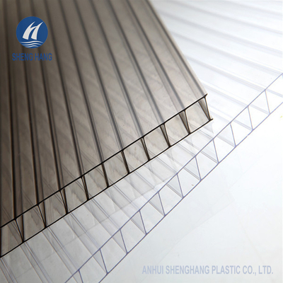 mur UV de jumeau de protection de feuille de cavité de polycarbonate de 8mm