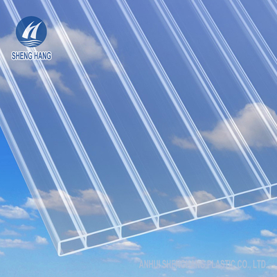 mur UV de jumeau de protection de feuille de cavité de polycarbonate de 8mm