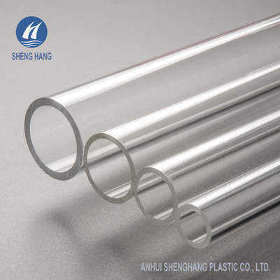 Tailles faites sur commande expulsées en plastique de tube acrylique de cylindre clair de PMMA