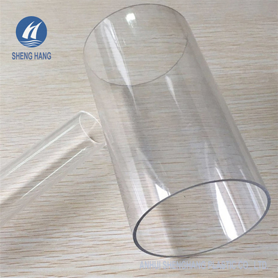 Espace libre transparent expulsé en plastique acrylique de tuyau rond