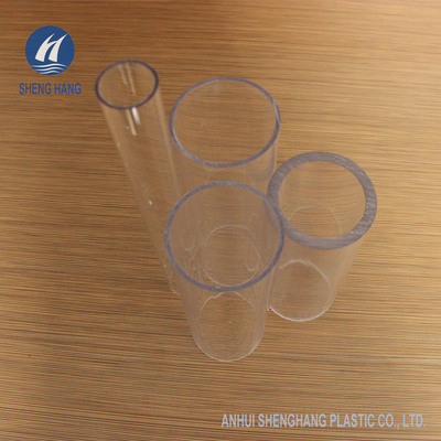 Espace libre transparent expulsé en plastique acrylique de tuyau rond