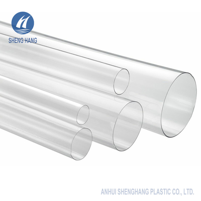 Le plexiglass transparent de cylindre acrylique clair de PMMA sifflent le diamètre externe de 80mm