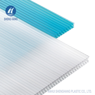 L'anti anti polycarbonate UV de nid d'abeilles d'impact lambrisse l'isolation thermique de PC en plastique