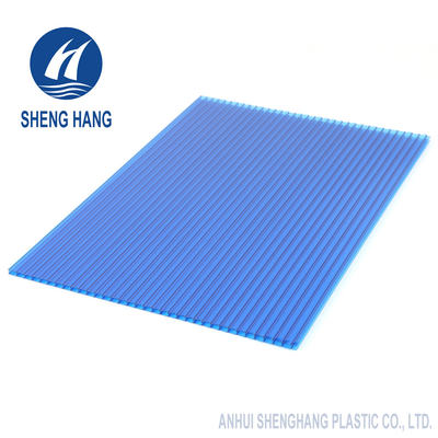 La feuille 10mm en bronze de polycarbonate d'UL94 V0 6mm Twinwall a coloré
