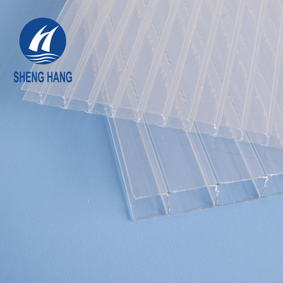 La feuille de polycarbonate de double couche d'UL94 V2 lambrisse la structure rectangulaire de 2.1*3m