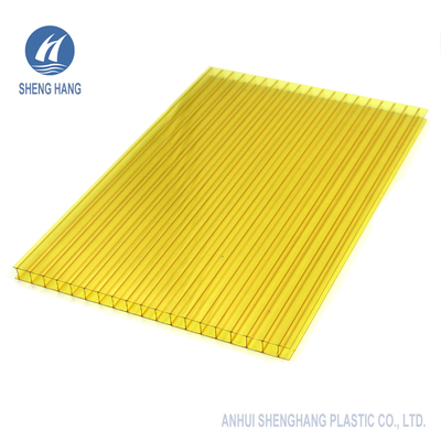 L'ODM a coloré couvrir jumeau de jardins de feuille de polycarbonate de mur d'Eco 6mm