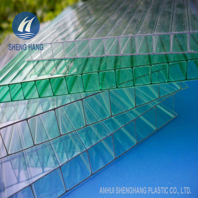 Preuve de tapure de chauffage de mur de   12mm anti de feuille jumelle de polycarbonate