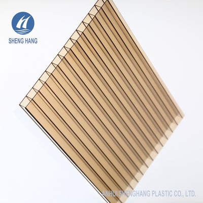 Preuve de tapure de chauffage de mur de   12mm anti de feuille jumelle de polycarbonate