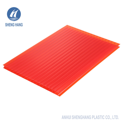 Le double polycarbonate incassable de mur lambrisse UV couvrant de feuille de 6m anti