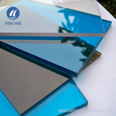 Plasticité élevée ignifuge d'anti de l'éraflure 4x8 de polycarbonate de feuille protection solide de Sun