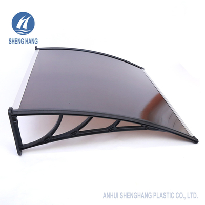 Protection UV de neige de pluie de lumière du soleil en plastique de tentes de polycarbonate de porte