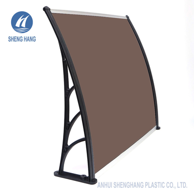 La tente incurvée par Brown de polycarbonate avec des parenthèses en métal imperméabilisent des biens