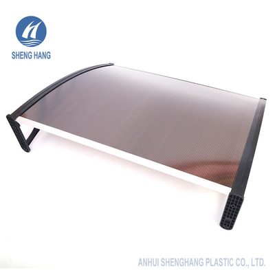 La tente incurvée par Brown de polycarbonate avec des parenthèses en métal imperméabilisent des biens