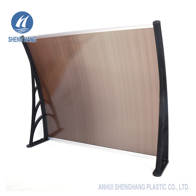 Tente en plastique Brown de polycarbonate léger de GV