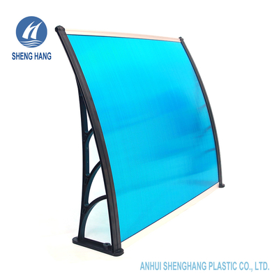 Hangar antiusure imperméable de pluie de PC de terrasse de GV de porte de tente en plastique en plastique de polycarbonate