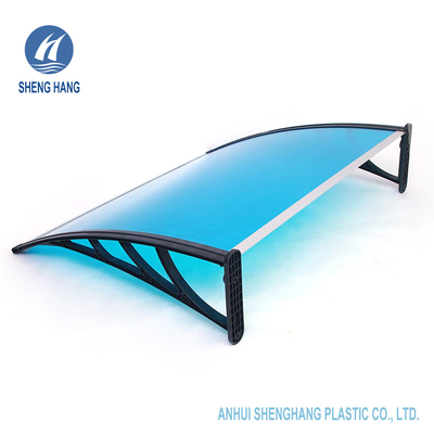 patio en plastique d'auvent de porte de tente en plastique de polycarbonate de 47in DIY multifonctionnel