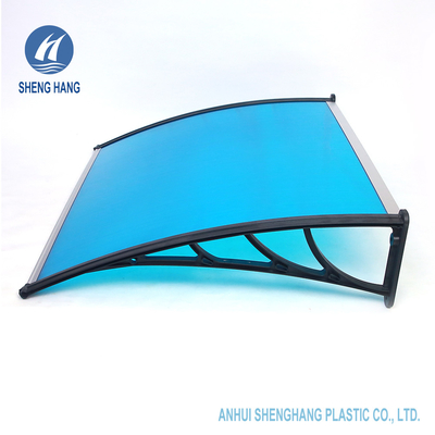 patio en plastique d'auvent de porte de tente en plastique de polycarbonate de 47in DIY multifonctionnel