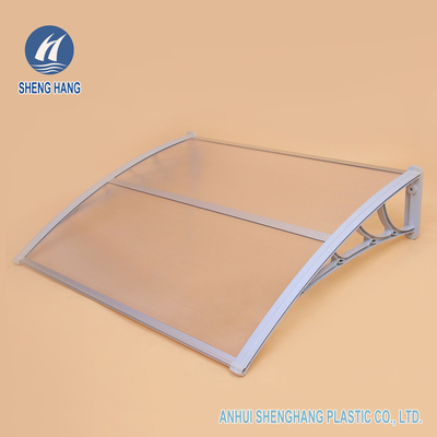 ODM clair d'auvent de porte d'auvent de porte de polycarbonate de 600mm 900mm