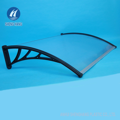 tentes en plastique Front Door Scratch Proof de polycarbonate noir durable de 1.5m