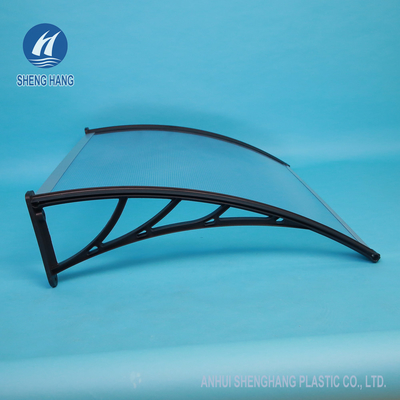Tente en plastique de porte de polycarbonate d'espace libre de Rainshed de parasol externe