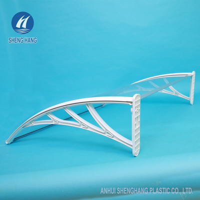 Tente durable de fenêtre de carbonate de polycarbonate d'auvent solide de porte poly