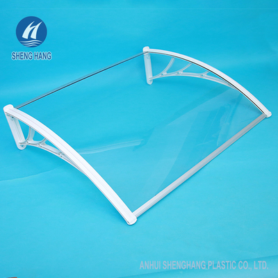 Résistance UV transparente Impactproof de l'auvent 700mm de tente de porte de fenêtre de porche de polycarbonate