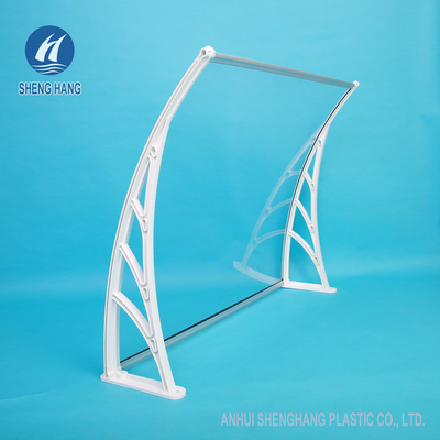 Tente solide de fenêtre de polycarbonate d'auvent de panneau de PC en plastique de parenthèse