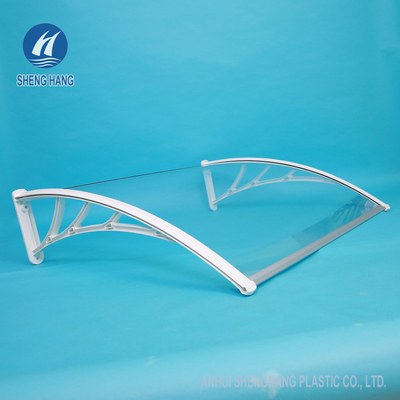 Tente solide de fenêtre de polycarbonate d'auvent de panneau de PC en plastique de parenthèse