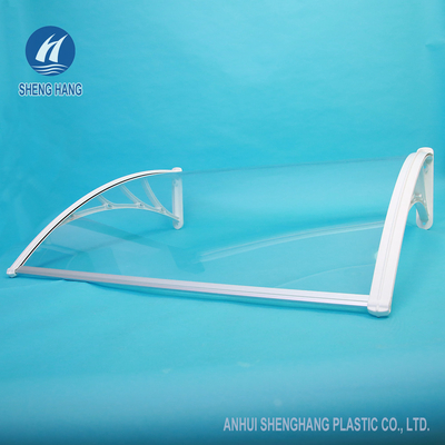 Auvents solides de toit de PC de polycarbonate de porte de tentes en plastique durables de fenêtre