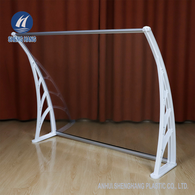 Tente solide de fenêtre de feuille de polycarbonate d'auvent en plastique à haute impression de porte