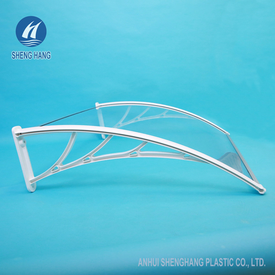 Tente solide de fenêtre de feuille de polycarbonate d'auvent en plastique à haute impression de porte