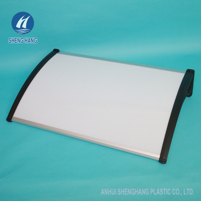 Protection en plastique blanche de neige de pluie de lumière du soleil d'auvent de polycarbonate de tente de porte
