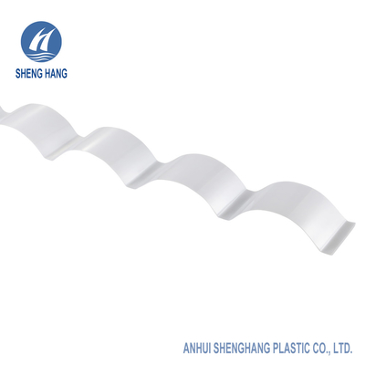 Anti ODM UV d'OEM ondulé clair de panneau de toiture de polycarbonate