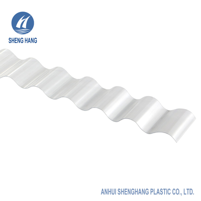 feuille ondulée de polycarbonate d'espace libre de 2.95×10ft Covestro résistant UV de 50 microns