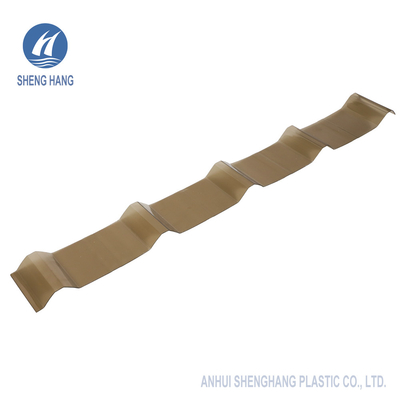 toiture en plastique de feuille ondulée à nervures de polycarbonate teintée par 3.9ft imperméable