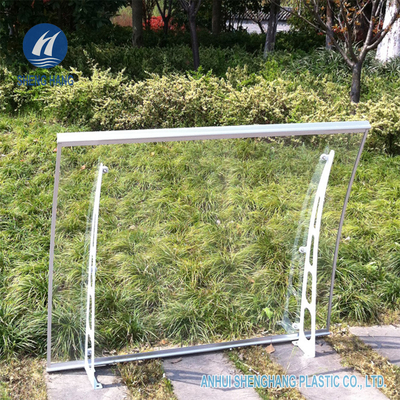 Largeur résistante du poly de carbonate de cadre en métal de DIY temps 1.4m d'auvent pour la fenêtre