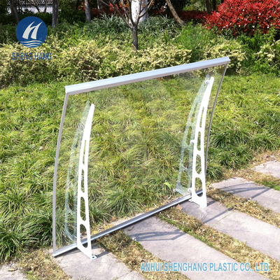Largeur résistante du poly de carbonate de cadre en métal de DIY temps 1.4m d'auvent pour la fenêtre