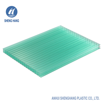 biens UV de preuve de noyau de 12mm de polycarbonate de feuille de façade creuse de panneau