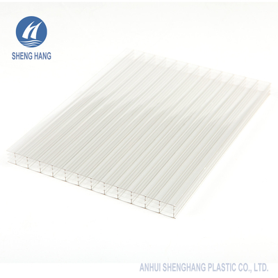 L'anti polycarbonate UV de cavité de quatre murs couvre 2000*3000mm 14mm profondément